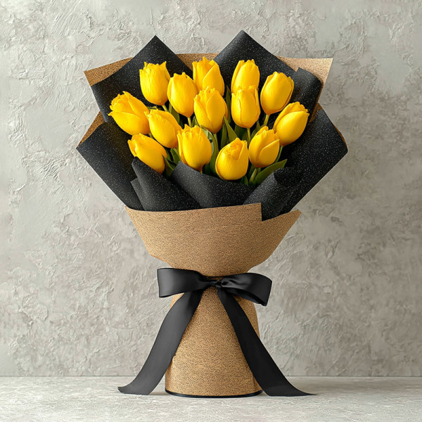 Golden Mornings — Yellow Tulips